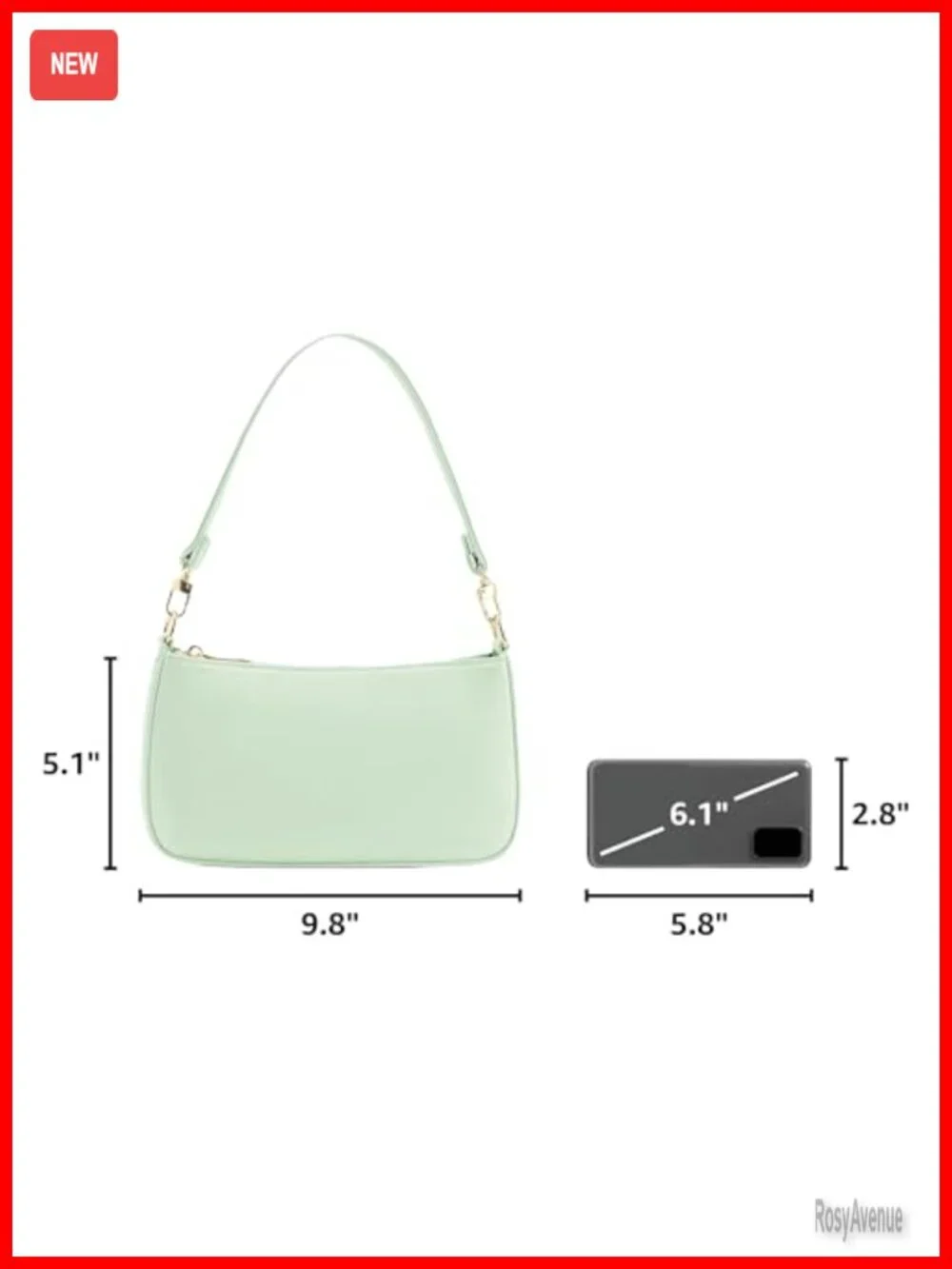 Vegan Leather Hobo Shoulder Bag Crossbody Purse with Adjustable Straps